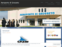 Tablet Screenshot of grossetoairport.com